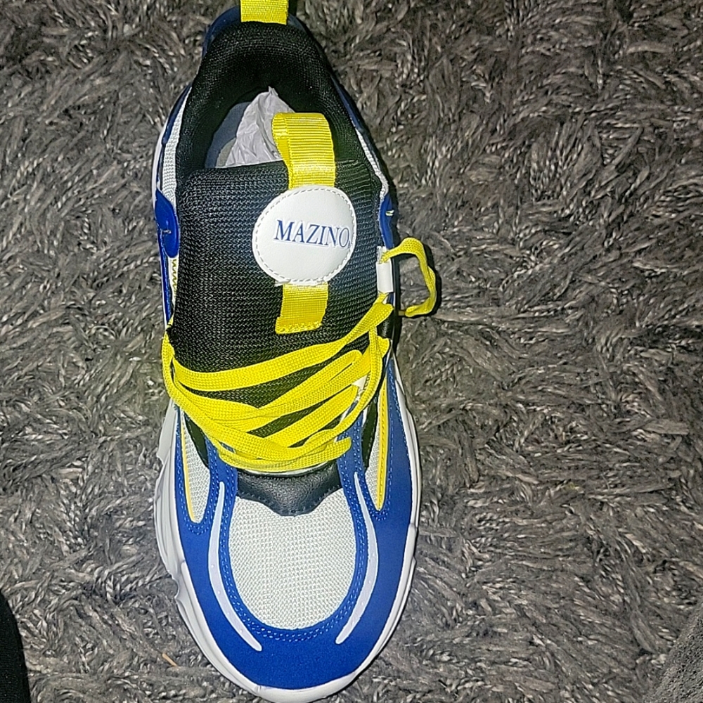 Blue and Yellow Mazino New Size 10